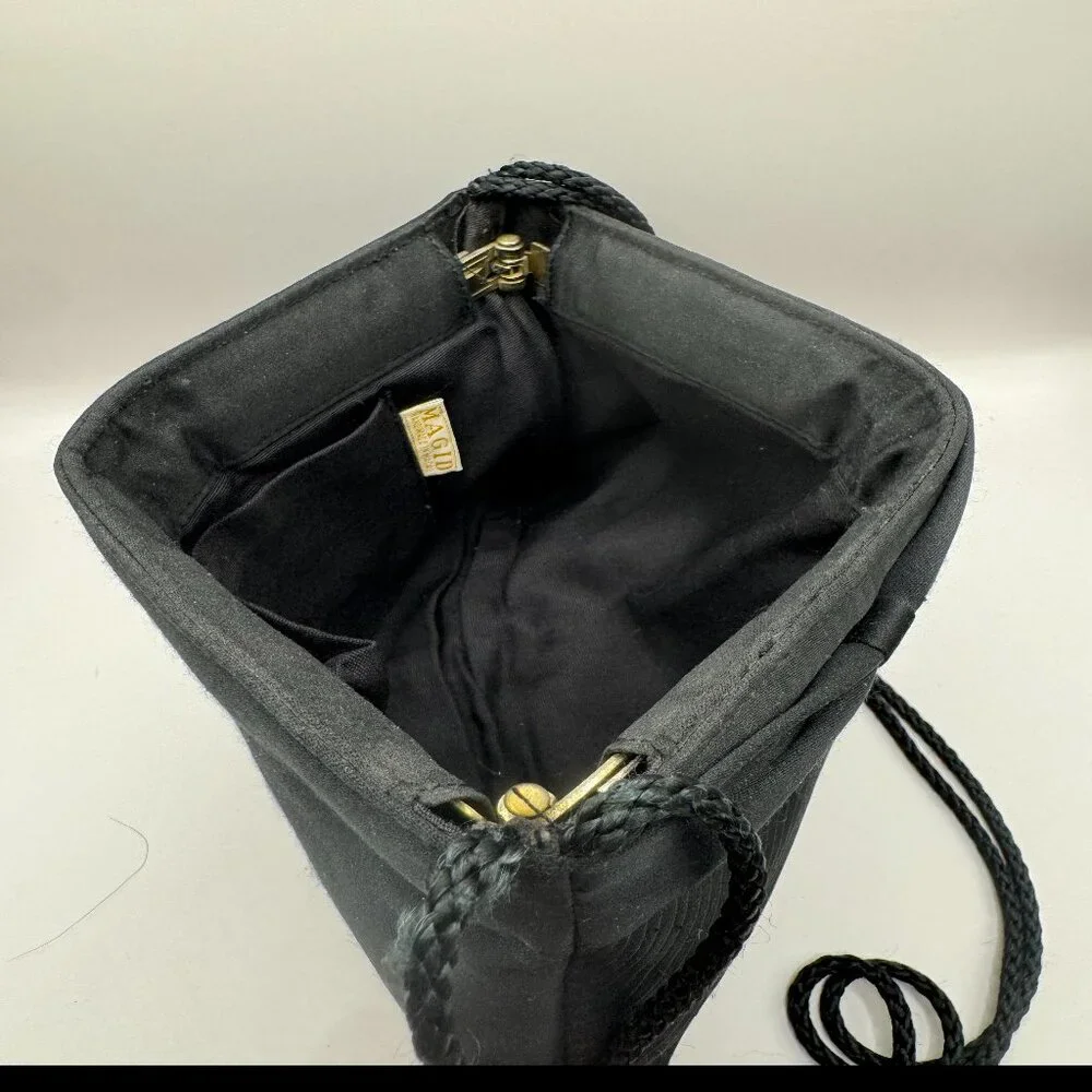 MAGID Black Vintage Evening Bag‎